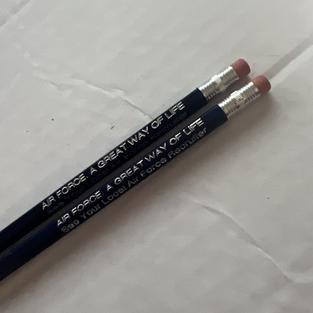 Air Force A Great Way Of Life Recruiter Advertising Pencil Vintage